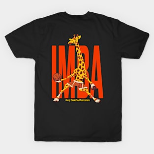 Giraffe tee, Basketball tee, NBA tee, Cute giraffe tee, Funny giraffe T-Shirt